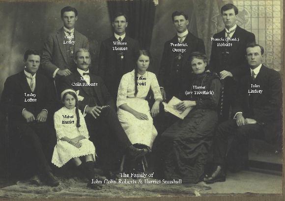 John CR & Harriet Snushall & Children + names_2