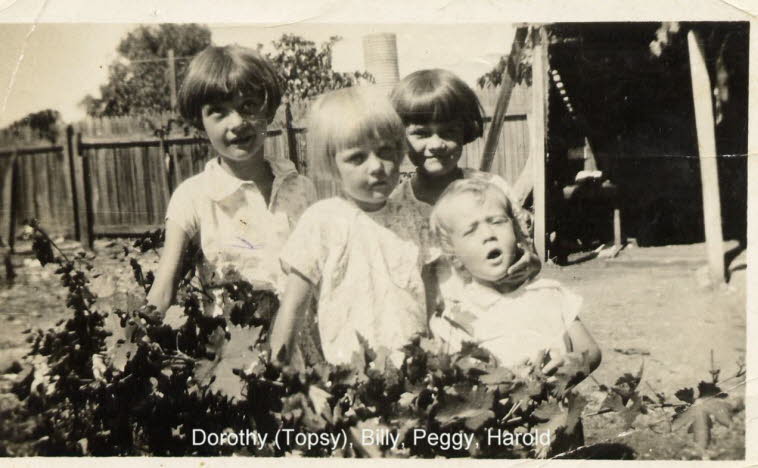 Dorothy Billy Peggy and Harold Brown