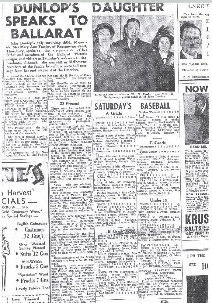 John Dunlop-Courier 20-8-1951