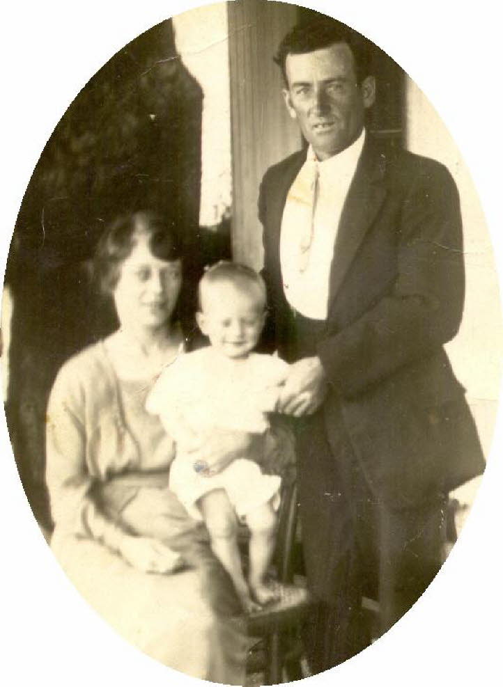 Margaret Ellen & Lindsay George Brown with young George